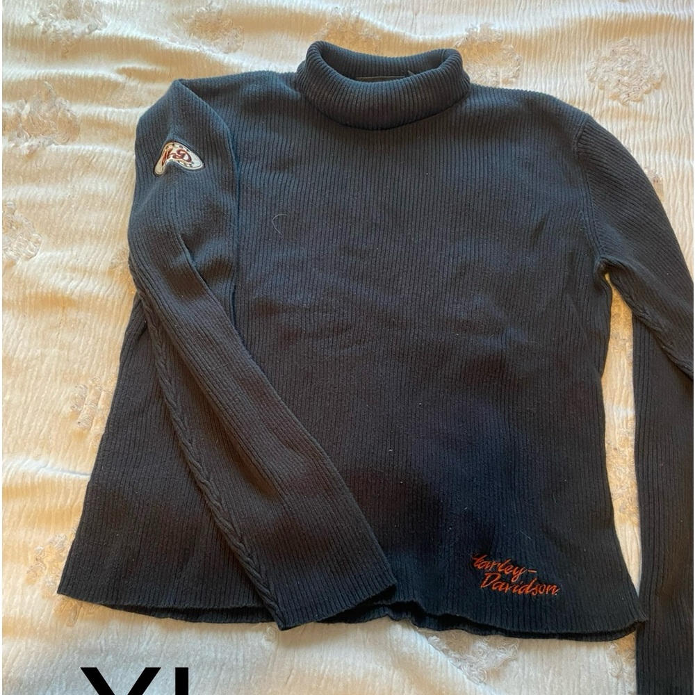 Vintage Harley Davidson turtleneck